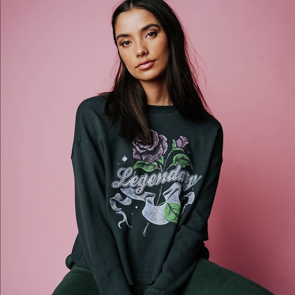 Cropped Thermal graphic daydreamer brand T